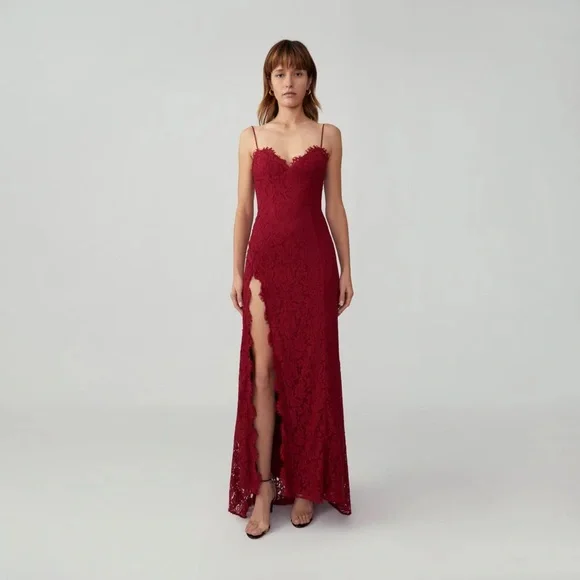 knee length dresses for ladies Lace Fit and Flare Wedding Dress